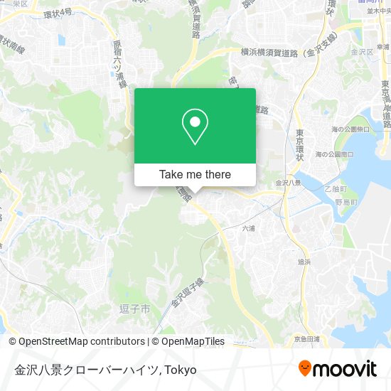 金沢八景クローバーハイツ map