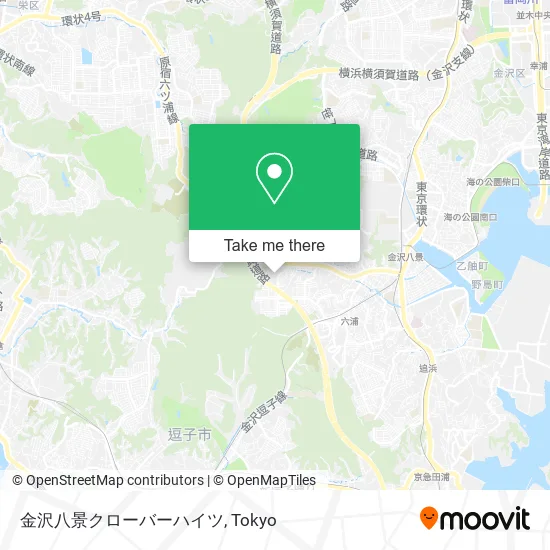 Kanazawa Hakkei Clover Heights map