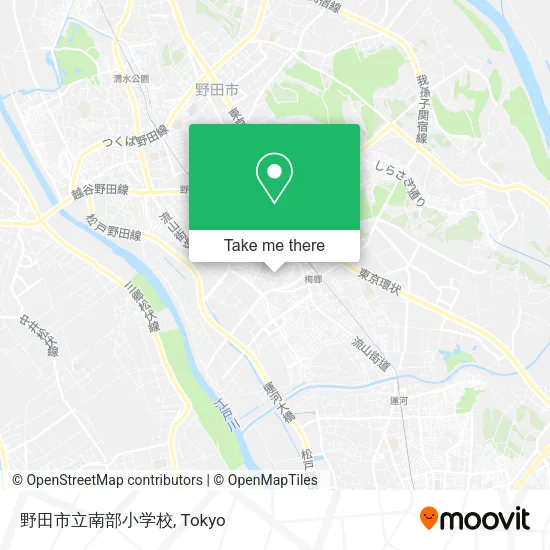 野田市立南部小学校 map