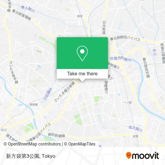新方袋第3公園 map