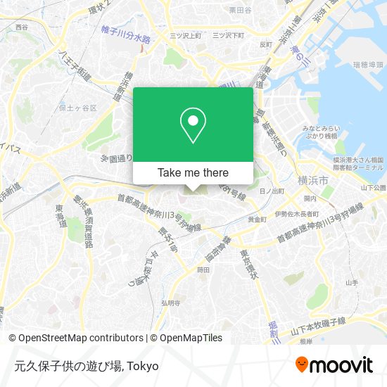 元久保子供の遊び場 map