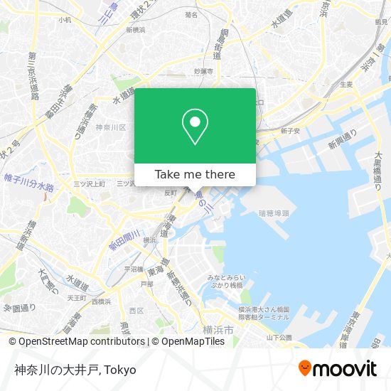 神奈川の大井戸 map