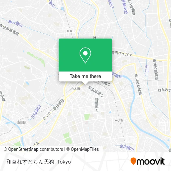 和食れすとらん天狗 map