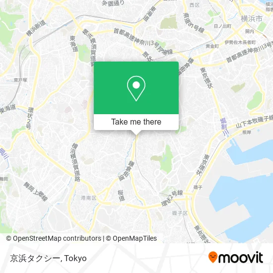 Keihin Taxi map