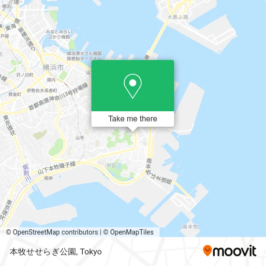 本牧せせらぎ公園 map