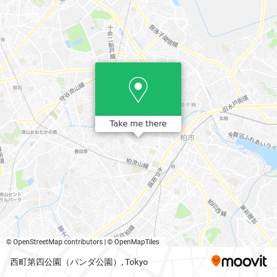How To Get To 西町第四公園 パンダ公園 In Tokyo By Metro Or Bus Moovit