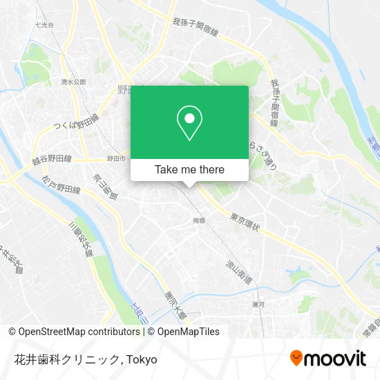 花井歯科クリニック map