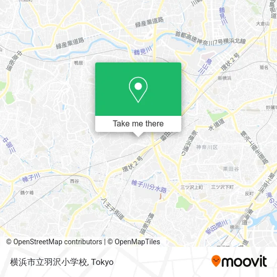 横浜市立羽沢小学校 map