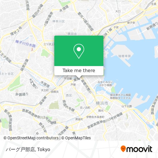 バーグ戸部店 map