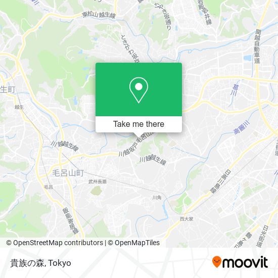貴族の森 map