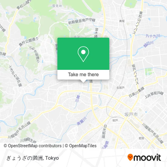ぎょうざの満洲 map