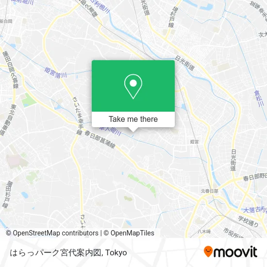 はらっパーク宮代案内図 map