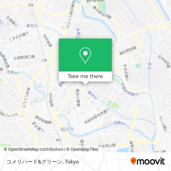 How To Get To コメリハード グリーン越谷店 In 越谷市 By Bus Or Metro