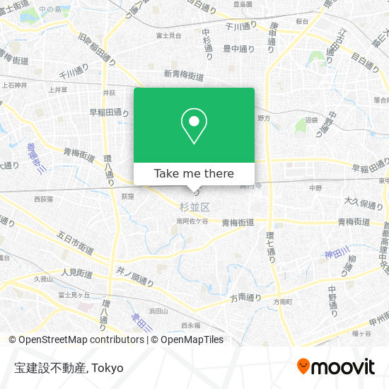 宝建設不動産 map