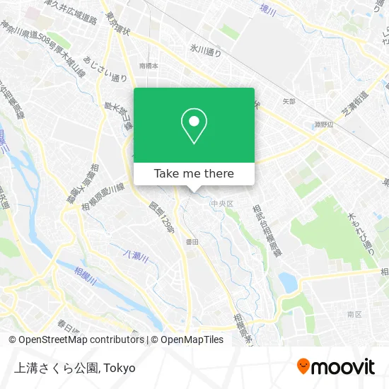 Kamimizo Sakura Park map