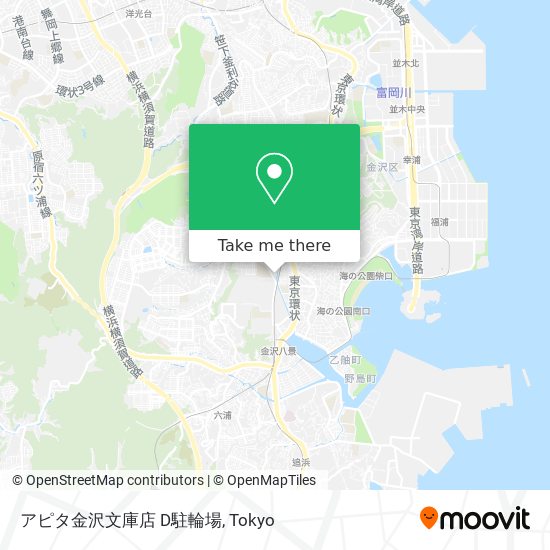 アピタ金沢文庫店 D駐輪場 map