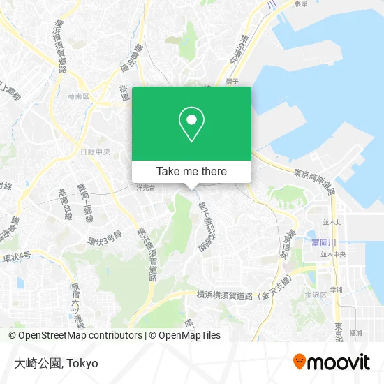 Osaki Park map