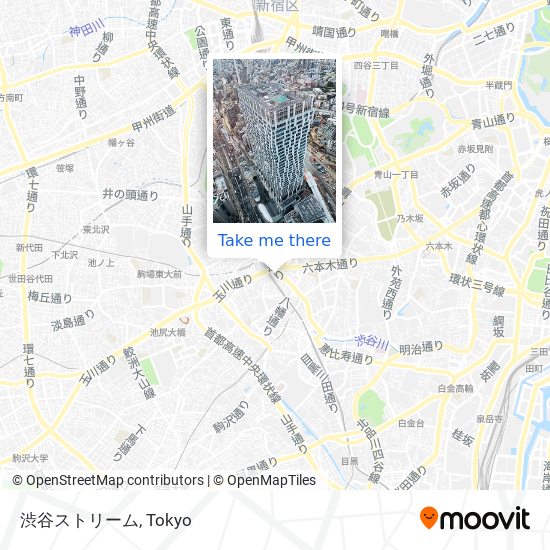 渋谷ストリーム map