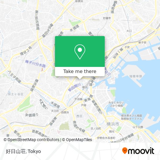 好日山荘 map
