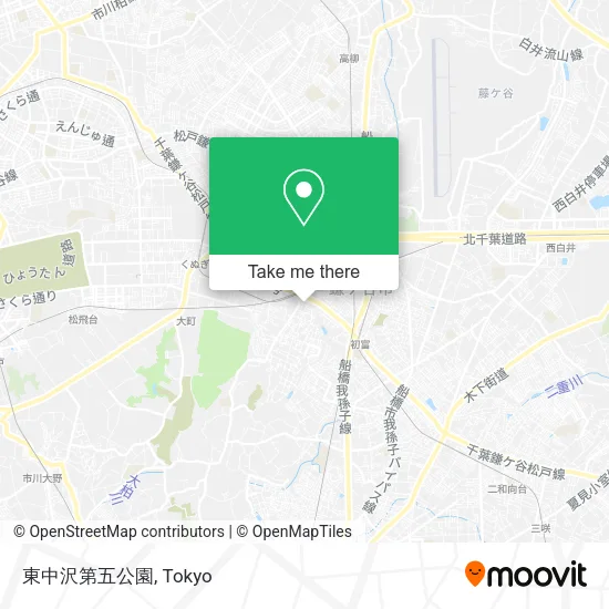 東中沢第五公園 map