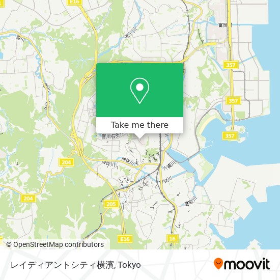 レイディアントシティ横濱 map