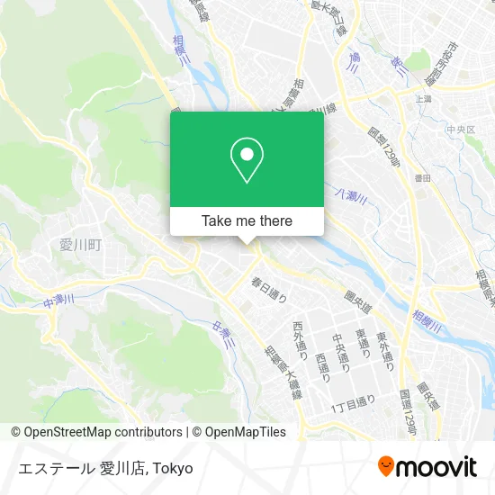 エステール 愛川店 map