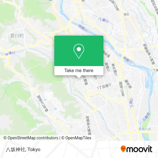 八坂神社 map
