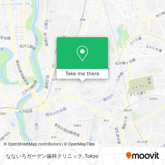 なないろガーデン歯科クリニック map