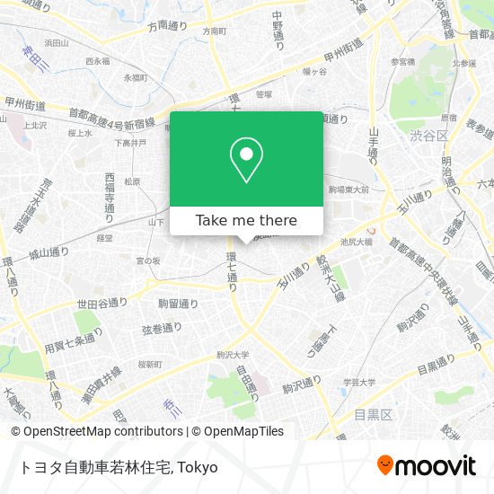 トヨタ自動車若林住宅 map
