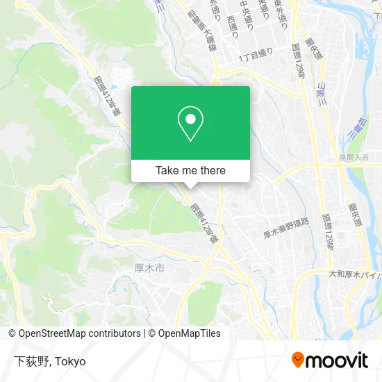 下荻野 map