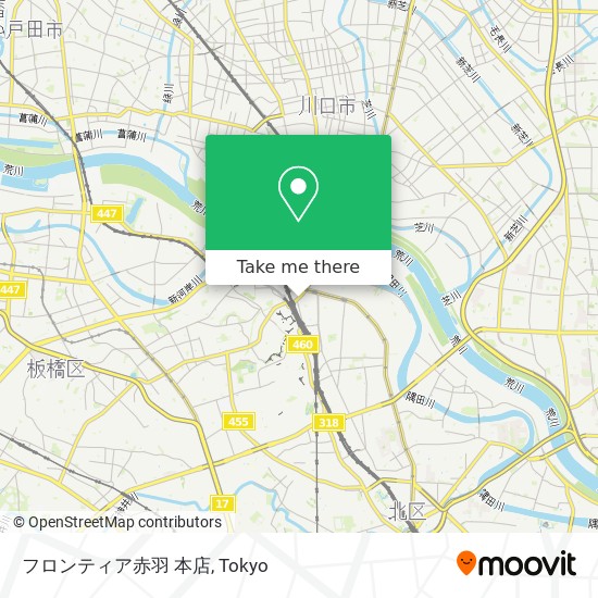 フロンティア赤羽 本店 map