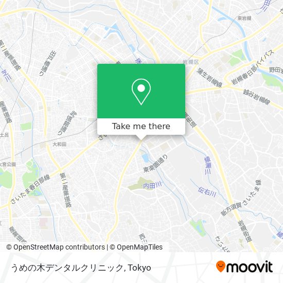 うめの木デンタルクリニック map