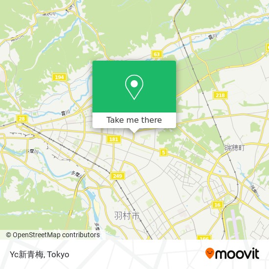 Yc新青梅 map