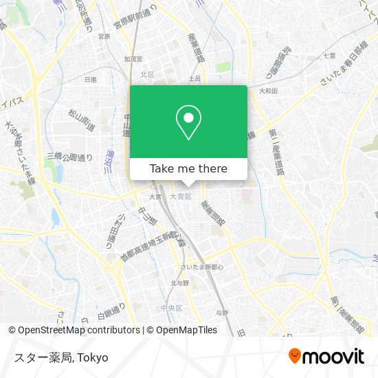 スター薬局 map