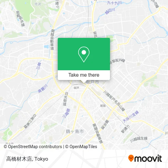 Takahashi Lumber Store map