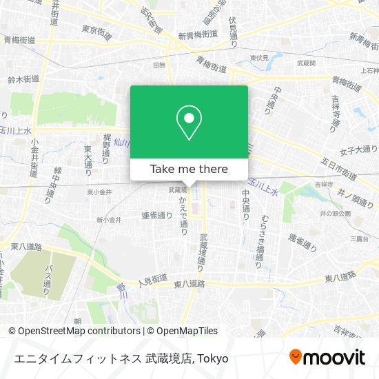 エニタイムフィットネス 武蔵境店 map
