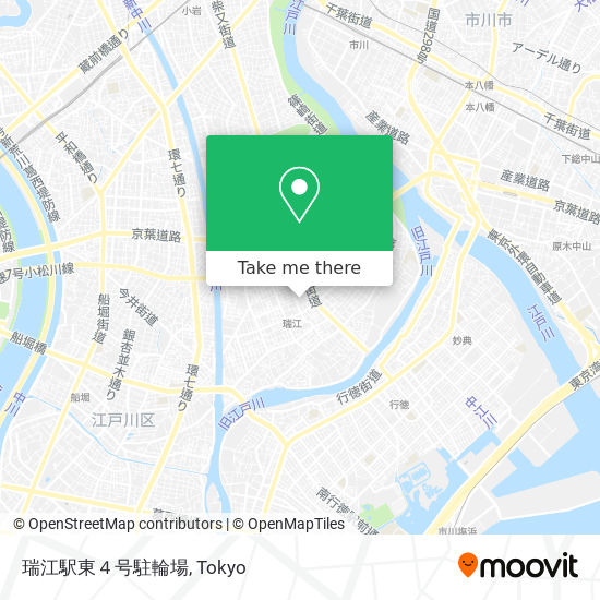 瑞江駅東４号駐輪場 map