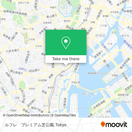 ルフレ　プレミアム芝公園 map