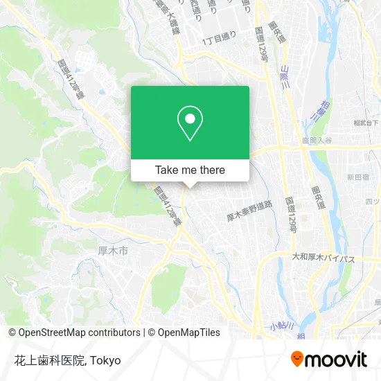 花上歯科医院 map