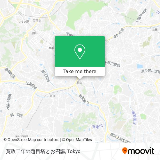 寛政二年の題目塔とお召講 map