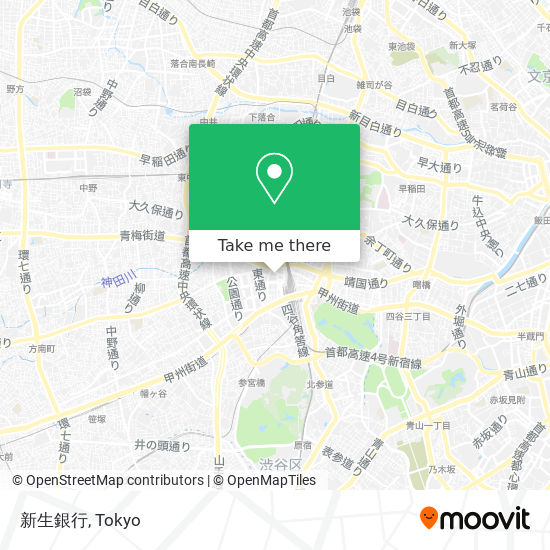 新生銀行 map