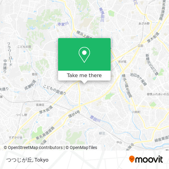 つつじが丘 map