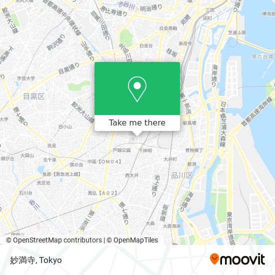 妙満寺 map