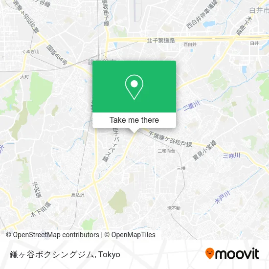 鎌ヶ谷ボクシングジム map