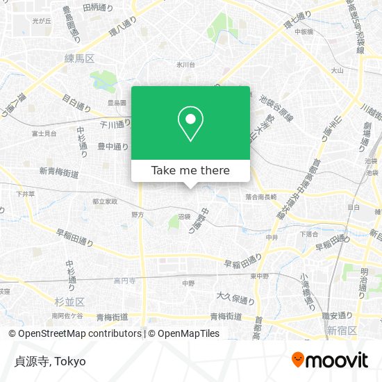 貞源寺 map