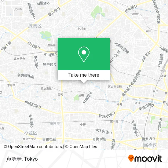 貞源寺 map