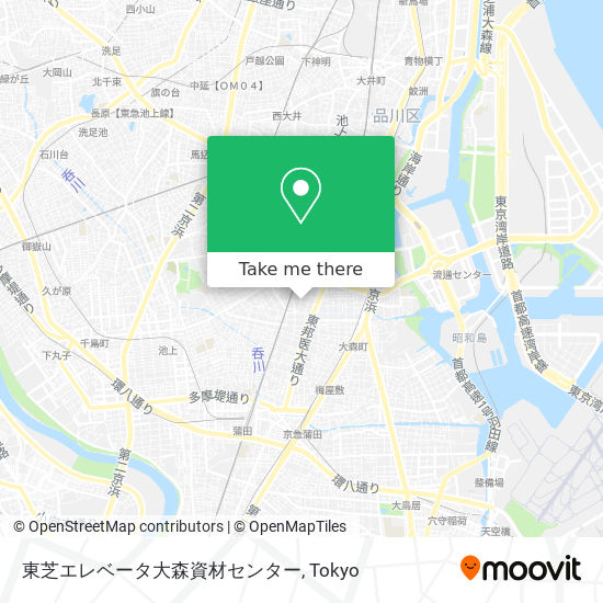 東芝エレベータ大森資材センター map