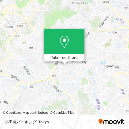 小田急パーキング map