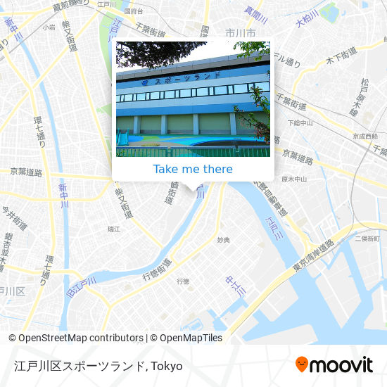 江戸川区スポーツランド map