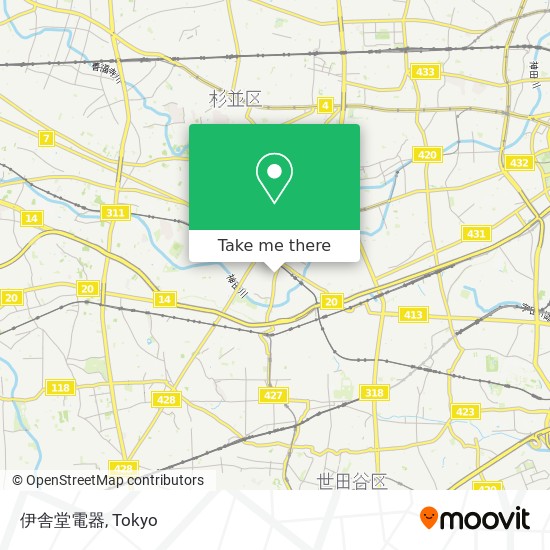 伊舎堂電器 map